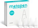 Metapen Pencil Tips for Apple Pencil 2nd and 1st Generation - 1:1 Original Size (4pcs, 100% Durable), Fit Well with iPad Pen for iPad Pro/Mini/Air, Active Stylus Nibs (White, NOT Yellow) - Image 2