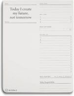 MiGoals Daily Goals Undated Notepad - Increase Productivity, Boost Mental Clarity and Track Daily Progress - 50 Page Undated Planner Desk Pad (Size B5, 6.9 x 9.8 Inches) - Image 2