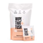 MightyGood. Wipe That Tush On-The-Go Flushable Wipes - 1 pack, 30 individually Wrapped Wipes, Fragrance Free - Extra Large & Soft - Hypoallergenic & Fragrance Free With Aloe & Vitamin E - Plant-Based - Image 2