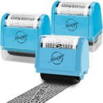 Miseyo Wide Roller Stamp Identity Theft Stamp 1.5 Inch Perfect for Privacy Protection,Anti-Theft Security Confidential Easy for Guard Personal Information Blockout - 3Pack Set - Image 2