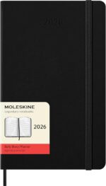 Moleskine Classic 12 Month 2026 Daily Planner, Hard Cover, Large (5" x 8.25"), Black, 400 pages - Image 2