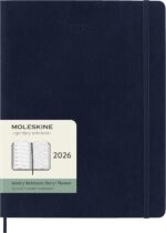 Moleskine Classic 12 Month 2026 Weekly Planner, Soft Cover, XL (7.5" x 9.75"), Sapphire Blue, 144 pages - Image 2