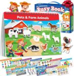 Montessori Preschool Busy Book for Toddlers Ages 3 and Up - Preassembled Preschool Learning Activities Homeschool Montessori Toys - 3 Year Old Boy Gift, Christmas Gifts for Grandkids - Image 2