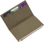 Moterm Canvas Zipper Pocket for Travelers Notebook, 1 Insert Pouch Refill for TN Accessories Standard Size Paper Card Holder Storage Bag (Olivegreen) - Image 2