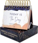 Motivational Calendar - Daily Flip Calendar with Inspirational Quotes - Motivational Desk Decor, Office Decor for Women Desk, Inspirational Gifts for Women, Perpetual Calendar - Image 2