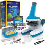 NATIONAL GEOGRAPHIC Microscope for Kids - Science Kit with an Easy-to-Use Kids Microscope, Up to 400x Zoom, Blank and Prepared Slides, Rock & Mineral Specimens, STEM Project Toy - Image 2