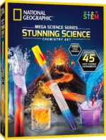 National Geographic Stunning Chemistry Set - Mega Science Kit with 45 Easy Experiments- Make a Volcano and Launch a Rocket, STEM Projects for Kids Ages 8-12, Science Toys (Amazon Exclusive) - Image 2