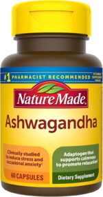 Nature Made Ashwagandha Capsules 125mg for Stress Support, 60 Capsules, 60 Day Supply - Image 2