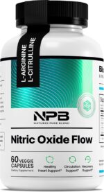 Nature's Pure Blend Nitric Oxide Supplements for Men – L-Arginine L-Citrulline – Heart Support & Flow Circulation Booster – 1500MG L Arginine and L Citrulline, Preworkout, Bodybuilding - Image 2