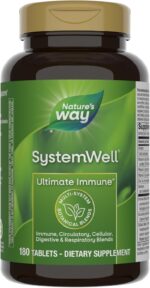 Nature's Way Systemwell Ultimate Immune* with Vitamins C, A, D, Zinc, & Selenium, Multi-System Botanical Blends Including Immune, Respiratory, Digestive & Circulatory, 180 Tablets (Packaging May Vary) - Image 2