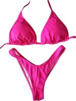 New, Never Worn Wellness Practice/Posing Suit/Competition Wellness Bikini - Pink - Image 2