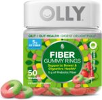 OLLY Fiber Gummy Rings, 5g Prebiotic Fiber, FOS (Fructo-oligosaccharides), Digestive Support, Berry Melon 50ct - Image 2