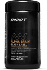 ONNIT Alpha Brain Black Label Capsules, IGEN(TM) Non-GMO Tested Citicoline Brain Supplement for Concentration and Memory, Lion’s Mane, Lutemax Lutein, L Theanine and Mucuna Pruriens, 80 Count - Image 2