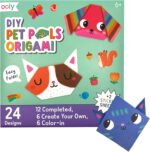 Ooly DIY Paper Kit, 24 Animal Origami Designs & Stickers, Kit Includes 12 Completed, 6 Blank and 6 Color-in Folding Pet Origami Designs - Image 2
