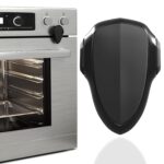 Oven Lock Child Safety, 1 Pack, Oven Door Lock Child Safety, Oven Baby Proofing, Heat-Resistant, Durable & Easy to Install Oven Safety Locks for Toddlers, Baby Proof Oven (Black) - Image 2