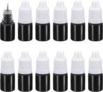 PATIKIL 12Pcs 5ml Ink Refills for Stamps, 2oz Replacement Refill Ink for Identity Theft Protection Stamp Confidential Roller Stamp Letter Stamp, Black - Image 2