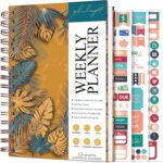 PLANBERRY Weekly Planner – Undated Life Organizer & Budget Planner – Time Management, Goal Setting, To-Do List, Work-Life Balance & Habit Tracker – 6.1″ x 8.1″ (Golden Jungle) - Image 2