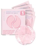 Patchology Serve Chilled Rosé Under Eye Patches for Puffy Eyes, Dark Circles & Wrinkles, Undereye Gel Patches w/Hyaluronic Acid & Antioxidants, Christmas Gifts & Stocking Stuffers for Teens (5 Pairs) - Image 2