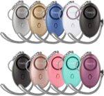Personal Alarm for Women, 10 Packs 140DB Emergency Self-Defense Security Alarm Keychain with LED Light for Women Kids and Elders (Colorful) - Image 2
