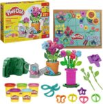 Play-Doh Flower Shop Playset, 27 Garden Toy Accessories, Kids Arts & Crafts, 3+ (Amazon Exclusive) - Image 2