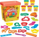Play-Doh Fun Tub Set, 19 Accessories & Reusable Storage Container, Preschool Toys, Kids Arts & Crafts, Christmas Stocking Stuffer Gifts, Ages 3+ (Amazon Exclusive) - Image 2