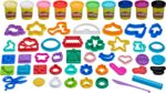 Play-Doh Holiday Set of Tools, 43 Accessories & 10 Modeling Compound Colors, Christmas Stocking Stuffer Gifts & Party Favors, Kids Arts & Crafts, Preschool Toys, Ages 3+ (Amazon Exclusive) - Image 2
