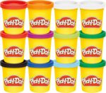 Play-Doh Jewel Colors Bulk 12-Pack of 4-Ounce Cans, Holiday Stocking Stuffers, Prizes & Party Favors, Kids Arts & Crafts, Preschool Toys, Ages 2+ (Amazon Exclusive) - Image 2