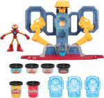 Play-Doh Marvel Iron Man Armor Maker Lab Playset with Lights and Sounds, Customizable Action Figure, Imagination Toys for Boys and Girls 4 and Up - Image 2