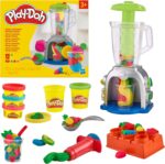 Play Doh Swirlin' Smoothies Toy Blender Playset, Play Kitchen Appliances, Kids Arts and Crafts Toys for 3 Year Old Girls and Boys and Up - Image 2