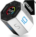 Pomodoro Timer, Magnetic Visual Timer with Flip Countdown, Silent & Alarm, Ideal ADHD Tools for Adults/Kids, Small Cube Digital Timer for for Office Productivity, Kitchen Cooking, Work, Study - Image 2