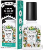 Poo-Pourri Before-You-Go Toilet Spray, Beach Bum, 2 Fl Oz, Up to 100 Uses, Bathroom Odor Deodorizer with Essential Oils for Home or Work, Travel Essentials, TSA Approved Size, Coconut, Orchid Scent - Image 2