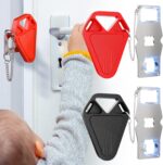 Portable Door Lock for Travel Essential: 2Pack Upgraded Hotel Home Security Safety Locks from Inside Apartment Traveling Front Door Room Security Devices Travel Gifts for Travelers Women - Image 2
