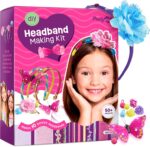 Pretty Me Headband Making Kit for Girls - Arts & Crafts Gift - Make Your Own Fashion Headbands for Kids - DIY Hair Accessories Set - Gift for Ages 5-12 Year Old Girl - Little Kids Art & Craft Gifts - Image 2
