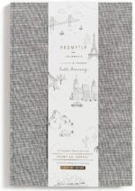 Promptly Journals, A Complete Travel Journal: From Boarding to Exploring (Grey Tweed, Linen) | Vacation Journal | Travel Memories Journal | Road Trip Essentials - Image 2