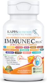Quercetin 1,000mg, Vitamin C 1,000mg, Zinc 50mg, Vitamin D3 5,000iu, Selenium, Copper, Acerola, Ginger, Rutin, Bitter Orange, Rose Hips, Echinacea, Immune C Plus, 14 in 1 Immune C Plus (60 Count) - Image 2