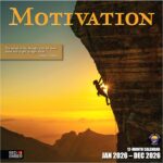 RED EMBER Motivation with Inspirational Quotes 2026 Wall Calendar 12 Month | 12" x 24" Open | Thick & Sturdy Paper | Holiday Gift | Nature Calendar 2026 - Image 2