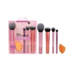 Real Techniques 5 Piece Everyday Essentials Makeup Brush Set, Includes 4 Brushes & Makeup Sponge, For Foundation, Blush, Bronzer, Contour, Eyeshadow, & Powder, Travel Gift Set, Cruelty-Free & Vegan - Image 2