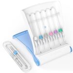 Replacement Heads for Waterpik, Replacement Picks for Water Pik Water Flosser (8 Implant Denture Tips + Storage Case + Travel Case) - Image 2