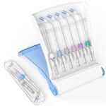 Replacement Heads for Waterpik, Replacement Picks for Water Pik Water Flosser (8 Plaque Chaser Tips + Storage Case + Travel Case) - Image 2