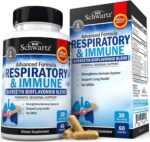 Respiratory & Immune Lung Support Supplement with Quercetin, Vitamin D & Cordyceps, Helps Soothe Respiratory Tissues While Loosening Mucus, Lung Health Vitamins for Women & Men, 60 Capsules - Image 2