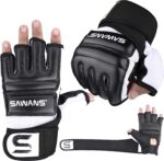 SAWANS Punch Bag Boxing Gloves Karate Mitts MMA Body Combat Taekwondo Training Martial Art Fighting Grappling Muay Thai - Image 2