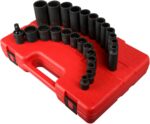 SUNEX TOOLS 3326 3/8-Inch Drive 12-Point SAE Impact Socket Set, 25-Piece - Image 2