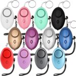 Safe Sound Personal Alarm, 12 Packs 140DB Personal Security Alarm Keychain with LED Lights, Emergency Safety Alarm for Women, Men, Children, Elderly - Image 2