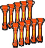 Safety Hammer, 10 Pack Car Emergency Escape Tool Car Window Breaker and Seat Belt Cutter with Light Reflective Tape for Family Car Life Saving Survival Kit - Image 2