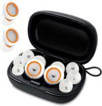 Senvok Ear Plugs for Sleeping Noise Cancelling with 3 Noise Reduction Levels - 50dB NRR Soft Silicone Earplugs for Sleep, Work, Travel - with 8 Ear Tips, 6 Fluorescent Rings and Carrying Case(White) - Image 2