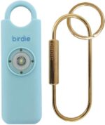 She’s Birdie–The Original Personal Safety Alarm for Women by Women–Loud Siren, Strobe Light and Key Chain in a Variety of Colors (Aqua) - Image 2