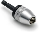 Single 1/4 inch High Performance Drill Chuck for lmpact Dviver Quick Tool Free Change - Image 2