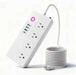 Smart WiFi Power Strip Surge Protector, Extension Cord w/ 4 Individually Controlled AC Outlets and 4 USB Ports(3USB A+1USB C), Voice/Remote Control Smart Plug Works with Alexa, Google Home, IFTTT - Image 2