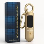 Solarma by HerTime2 | Solar Powered Personal Alarm for Women | Extra Loud Dual Siren + LED | Solar + USB-C Rechargeable | Ideal Gift for College Travel Running Realtors | Self Defense Safety Alarm - Image 2