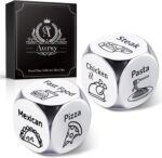 Stocking Stuffers for Men Women Adults, 2PCS Food Dice, Birthday Gifts for Him Her Couple Gifts for Boyfriend Girlfriend Wife Husband, Mens Women Gifts for Christmas, White Elephant Gifts - Image 2